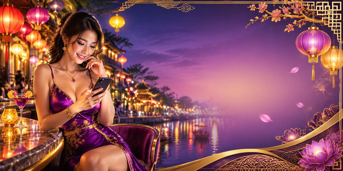 Người dùng Hà Nội trải nghiệm xổ số trực tuyến trên điện thoại bên đèn lồng truyền thống